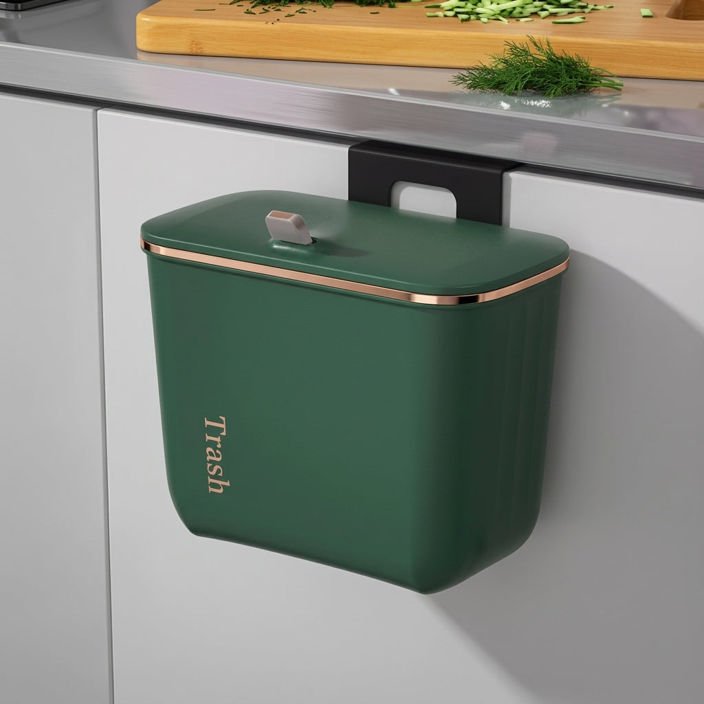 Lydd Gold Trim Hanging Cupboard Door Bin